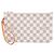 Pouch Louis Vuitton Damier Azur Neverfull MM bianca