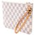 Pouch Louis Vuitton Damier Azur Neverfull MM bianca - vista 2