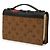 Borsa Book Chain Wallet Louis Vuitton Monogram Reverse Marrone - vista 2