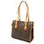 Borsa a tracolla Louis Vuitton Monogram Popincourt Haut Marrone - vista 2