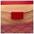 Padlock Borsa a tracolla Gucci Small Guccissima con lucchetto rossa - vista 5