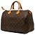 Borsa Boston Louis Vuitton Monogram Speedy 35 Marrone - vista 2