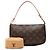 Borsa a tracolla Louis Vuitton Monogram Pochette Accessoires Marrone - vista 7