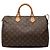 Borsa Boston Louis Vuitton Monogram Speedy 35 Marrone