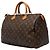 Borsa Boston Louis Vuitton Monogram Speedy 35 Marrone - vista 2