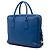 Borsa business Prada Saffiano blu - vista 2