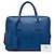 Borsa business Prada Saffiano blu - vista 7
