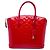 Borsa a mano Louis Vuitton Monogram Vernis Lockit PM rossa