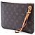 Pochette Louis Vuitton Monogram Neverfull Marrone - vista 2