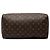 Borsa Boston Louis Vuitton Monogram Speedy 35 Marrone - vista 3