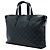 Borsa Business Explorer Louis Vuitton Monogram Eclipse Nero - vista 2