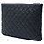 Clutch Chanel Large Quilted Lambskin O Case Nera - vista 2