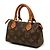 Borsa Louis Vuitton Monogram Mini Speedy HL Marrone - vista 2