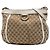 Borsa a tracolla Gucci GG Canvas Abbey D Ring Beige