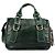 Chloé Borsa Bay 2-Way in pelle verde - vista 3