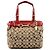 Coach 12467 Borsa Tote Hamptons Signature Beige Red