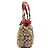 Coach 12467 Borsa Tote Hamptons Signature Beige Red - vista 2