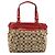 Coach 12467 Borsa Tote Hamptons Signature Beige Red - vista 3