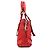 Chloé Borsa Tote Patsy in pelle rossa borchiata con logo - vista 2