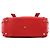 Chloé Borsa Tote Patsy in pelle rossa borchiata con logo - vista 4