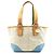Coach Borsa Tote Soho Daisy in tela Ivory Light Blue 4428
