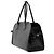 Tote Prada Shopper aus schwarzem Leder - Ansicht 2