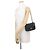Borsa a tracolla con catena Chanel in pelle d'agnello nera - vista 4