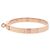 Hermès Bracciale Hermes Kelly PM in oro rosa 18K - vista 2