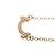 Pendente Tiffany & Co. T Smile Oro Rosa 18K e Diamanti - vista 4