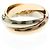 Cartier Trinity Oro Tricolore 18K Medium - vista 3