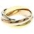 Cartier Trinity Oro Tricolore 18K Medium - vista 4