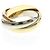 Cartier Trinity Oro Tricolore 18K Medium - vista 2
