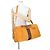 Borsa Boston Gucci in camoscio arancione - vista 5