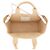 Céline Celine Triomphe Cabas Thais Small Borsa a mano in rafia - vista 6