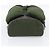 Mochila PRADA Nylon Verde Plata Auth ar14348 - Jerrillo - vista 5