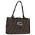 FENDI Zucca Canvas Mamma Baguette Hand Bag Black Brown Auth 175070 - Jerrillo