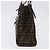FENDI Zucca Canvas Mamma Baguette Hand Bag Black Brown Auth 175070 - Jerrillo - vista 4