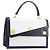 Céline CELINE Medallion Hand Bag Leather White Gold Auth 211306V - Jerrillo