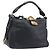 Chloé Chloe Paddington Shoulder Bag Leather Black Gold Silver Auth 209218V - Jerrillo