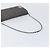 CHANEL Choco Bar Chain Shoulder Bag Canvas Gray Silver CC Auth 213438 - Jerrillo - vista 7