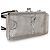 Autre Marque Saint Laurent Silver Metallic Brass Lambskin Monogram Cassandre Cage - vista 4