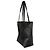 Borsa Tote Medium Puzzle Fold in pelle di vitello lucida nera Loewe - vista 3