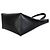 Borsa Tote Medium Puzzle Fold in pelle di vitello lucida nera Loewe - vista 6
