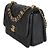 Borsa Chanel Small Coco First in pelle caviar matelassé nera - vista 3
