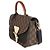 Louis Vuitton Black Damier Ebene Canvas Beaumarchais - vista 3