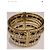 Bracciale Cuff Largo Chanel 17P Autentico Pelle Perle e Cristalli - vista 2