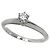 Autre Marque Tiffany & Co. Solitär-Diamantband Ring - Ansicht 5
