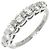 Autre Marque Tiffany & Co. Forever Ring Half Diamond Platinum Embrace