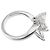 Anello Harry Winston Cluster MM in platino - vista 3