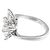 Anello Harry Winston Cluster MM in platino - vista 4